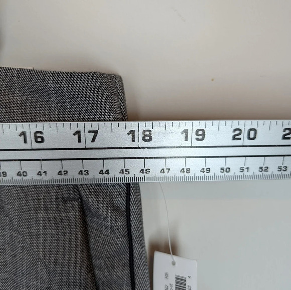 NWT Old Navy Grey Straight Leg Stretch Waist Trouser Pants Woman Size 14 - Picture 6 of 13